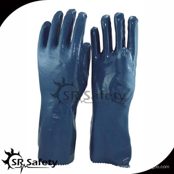 SRSAFETY Gant industriel à long néoprène bleu